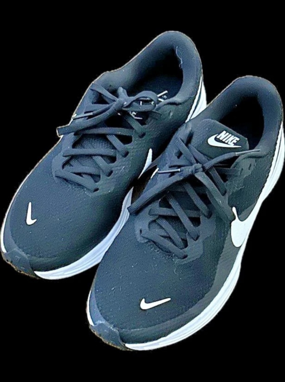 Like New! Nike Revolution 8 Next Nature Women’s Black & White US 11 Running Snea